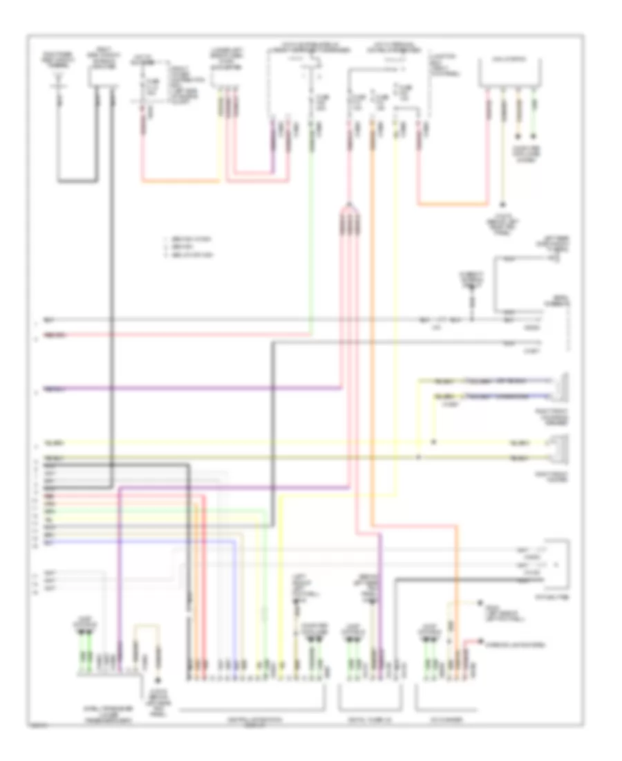 Radio Wiring Diagram, withCCC & M-ASK without Усилитель (2 из 2) для MINI Cooper S Countryman 2012