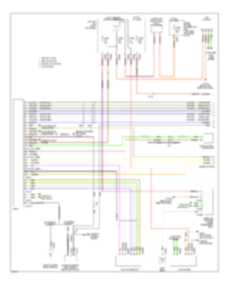 Radio Wiring Diagram, without CCC & M-ASK С Усилитель (1 из 2) для MINI Cooper S Countryman 2012