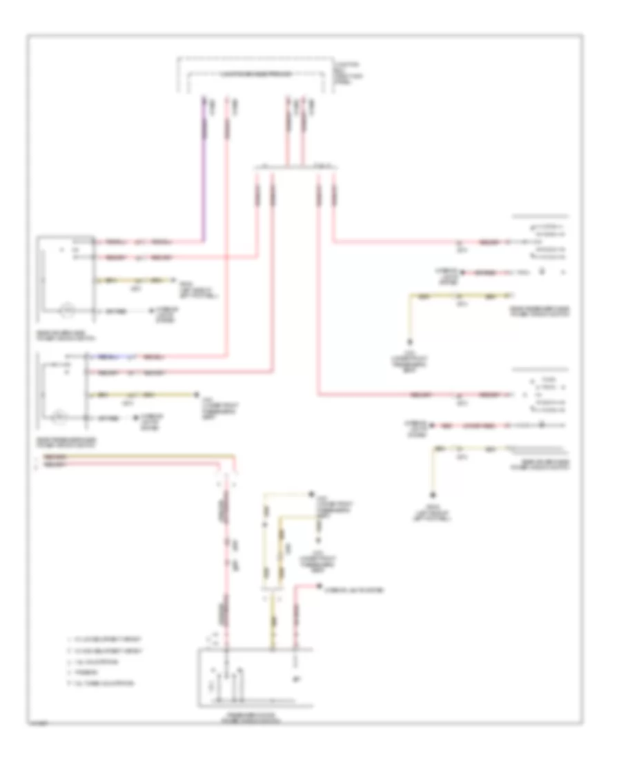 Power Windows Wiring Diagram, Countryman & Paceman (2 из 2) для MINI Cooper Clubman 2013