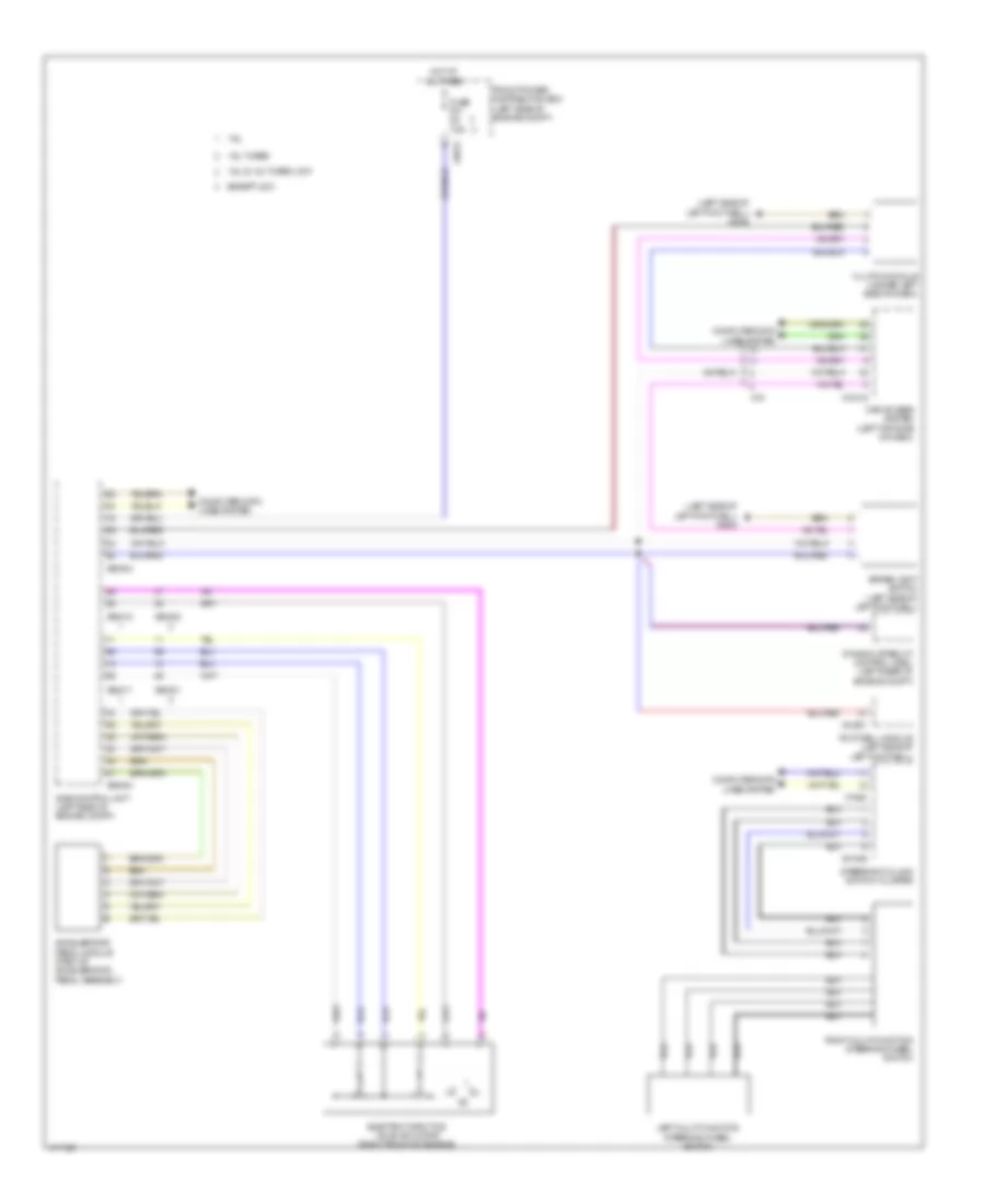 Электросхема системы круизконтроля для MINI Cooper S Countryman ALL4 2013
