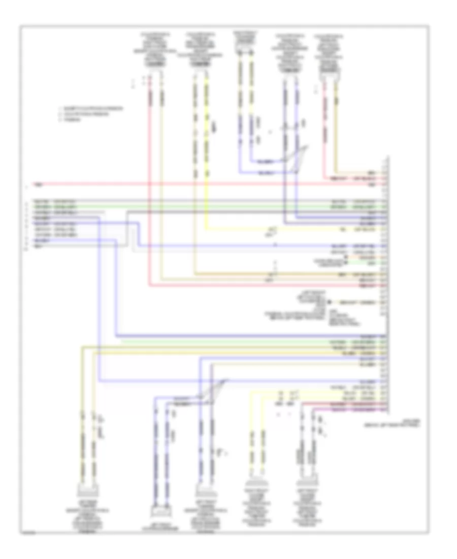 Radio Wiring Diagram, without CCC & M-ASK С Усилитель (2 из 2) для MINI Cooper S Paceman 2013