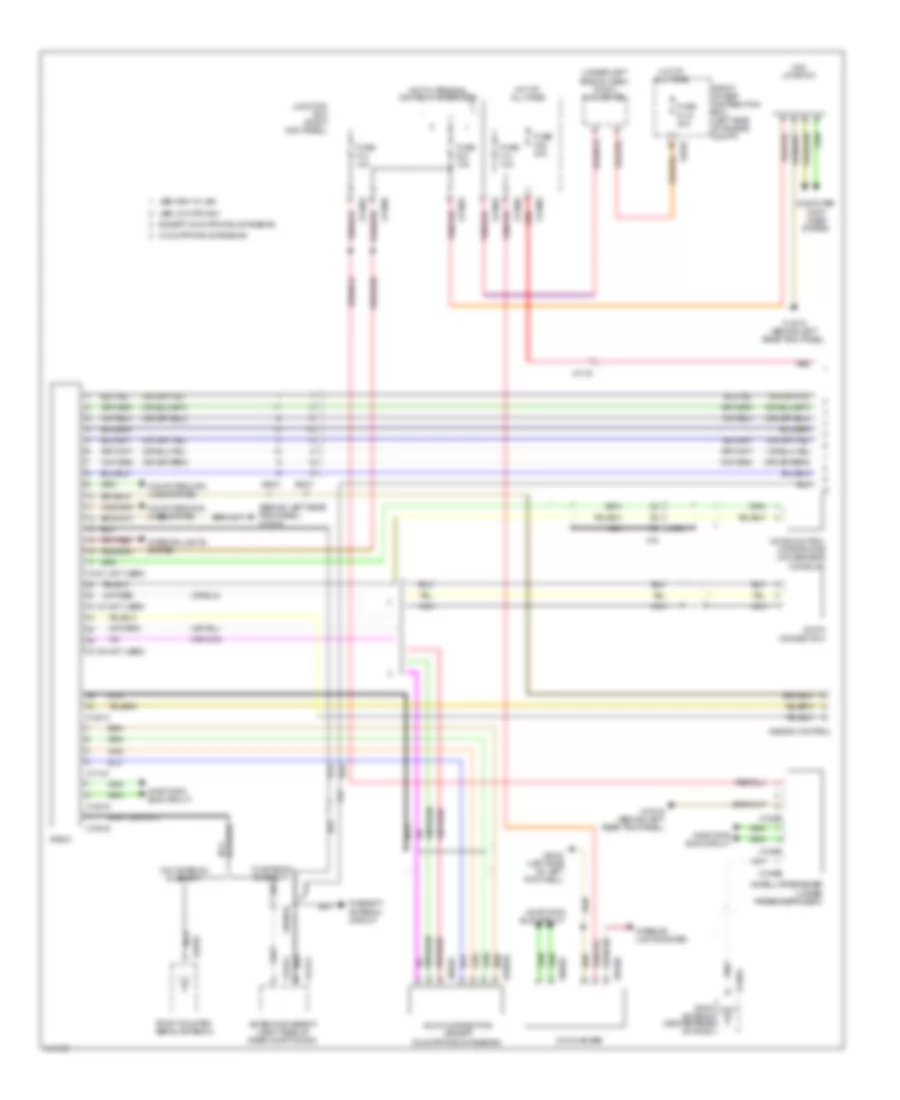 Radio Wiring Diagram, without CCC & M-ASK С Усилитель (1 из 2) для MINI Cooper S Paceman ALL4 2013
