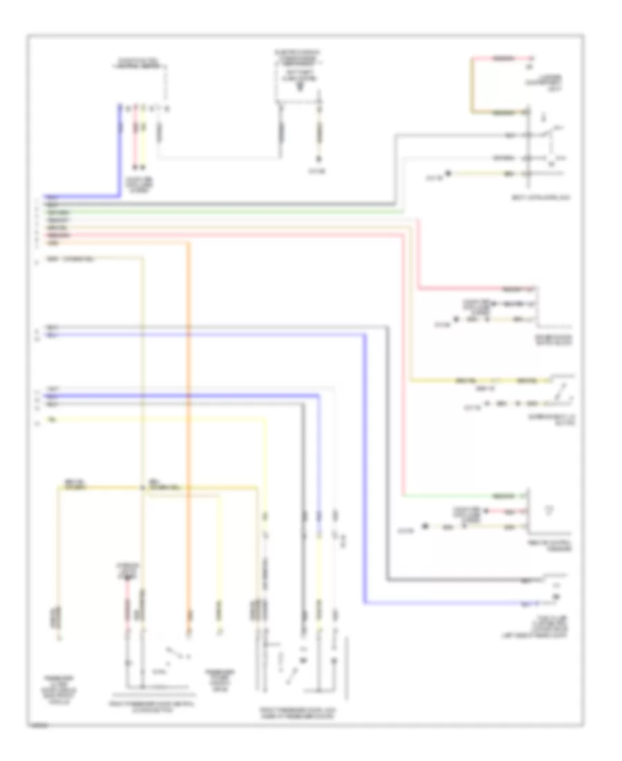 Электросхема центрального замка, хэтчбек (2 из 2) для MINI Cooper 2014