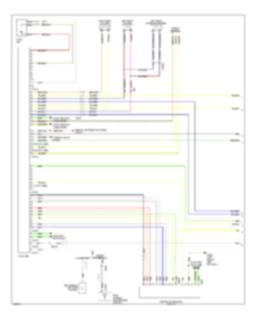 Электросхема магнитолы, Родстер С CCC/M-ASK (1 из 2) для MINI Cooper 2014