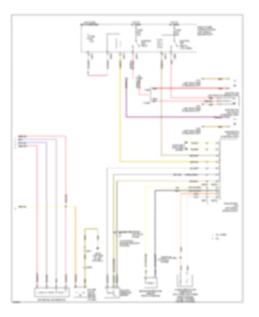 1.6L Турбо, Электросхема кондиционера с ручный управлением (2 из 2) для MINI Cooper 2014