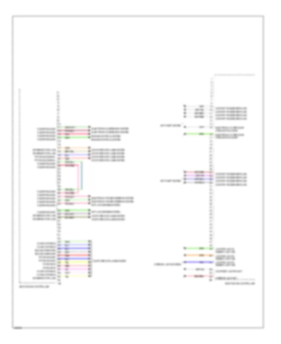 Электросхема блоков управления кузовом, хэтчбек (4 из 4) для MINI Cooper 2014