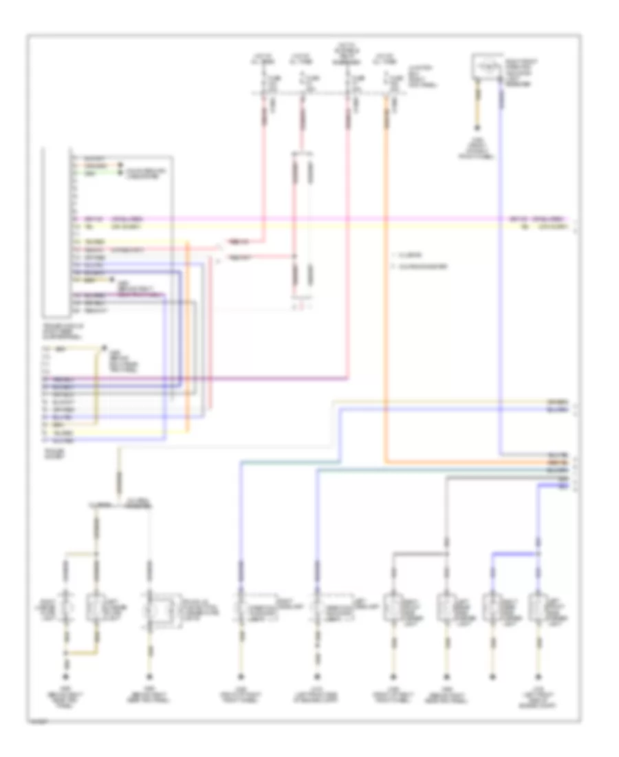 Электросхема внешнего освещения, родстер (1 из 2) для MINI Cooper 2014