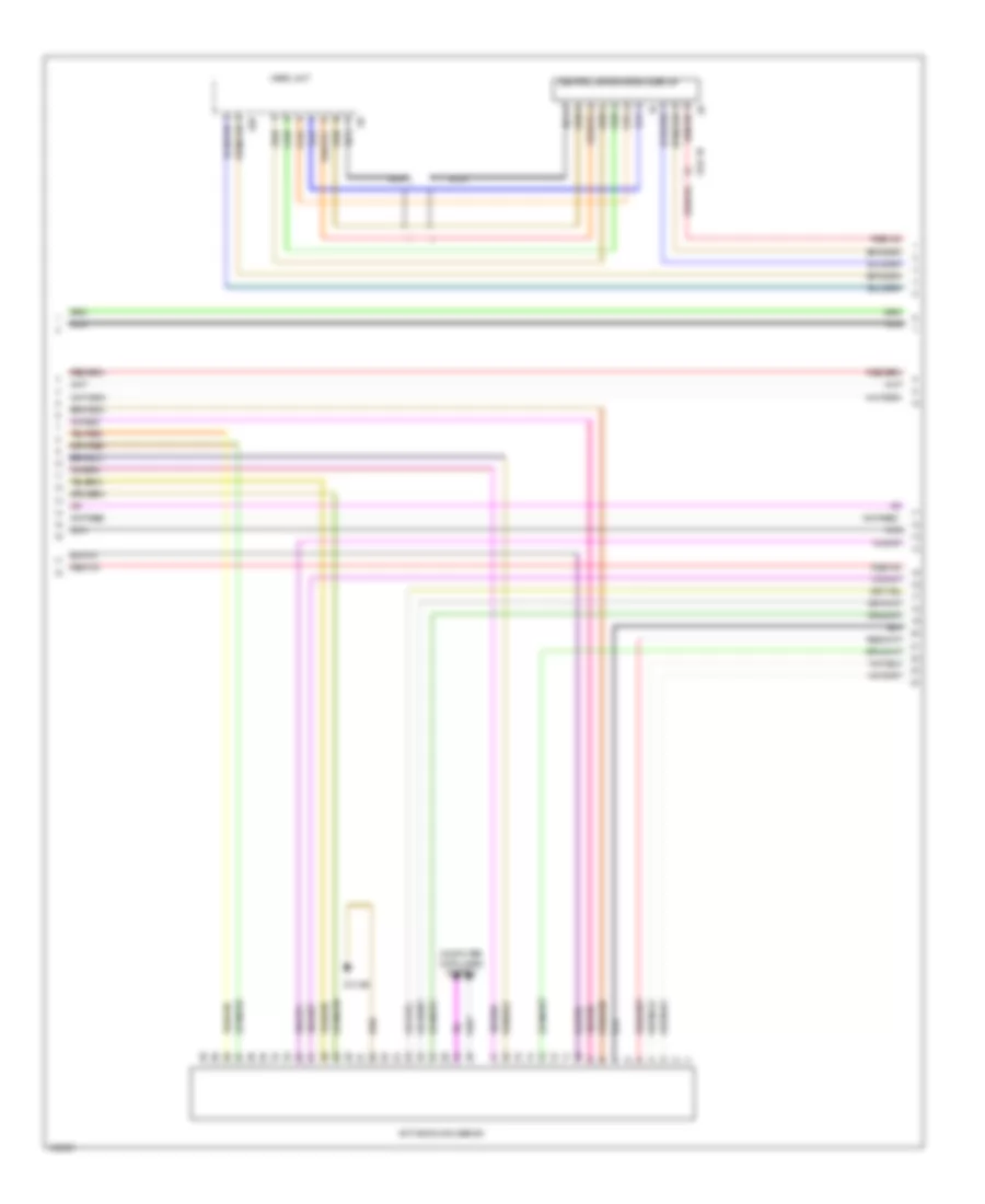 Radio Wiring Diagram, Hatchback withHifi Radio & Active Sound Design (2 из 5) для MINI Cooper Clubman 2014