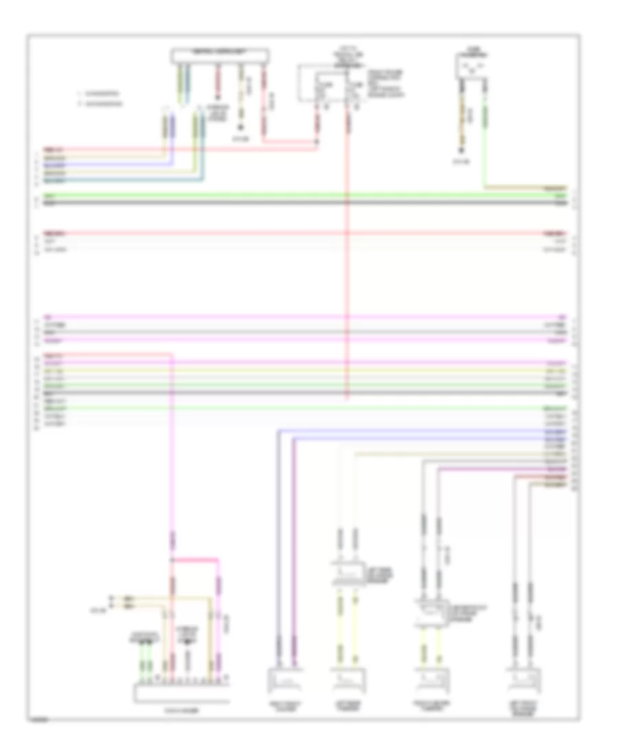 Radio Wiring Diagram, Hatchback withHifi Radio & Active Sound Design (3 из 5) для MINI Cooper Clubman 2014