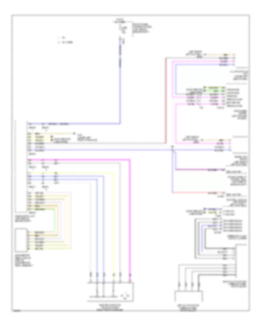 Электросхема системы круизконтроля для MINI Cooper Countryman JCW ALL4 2014