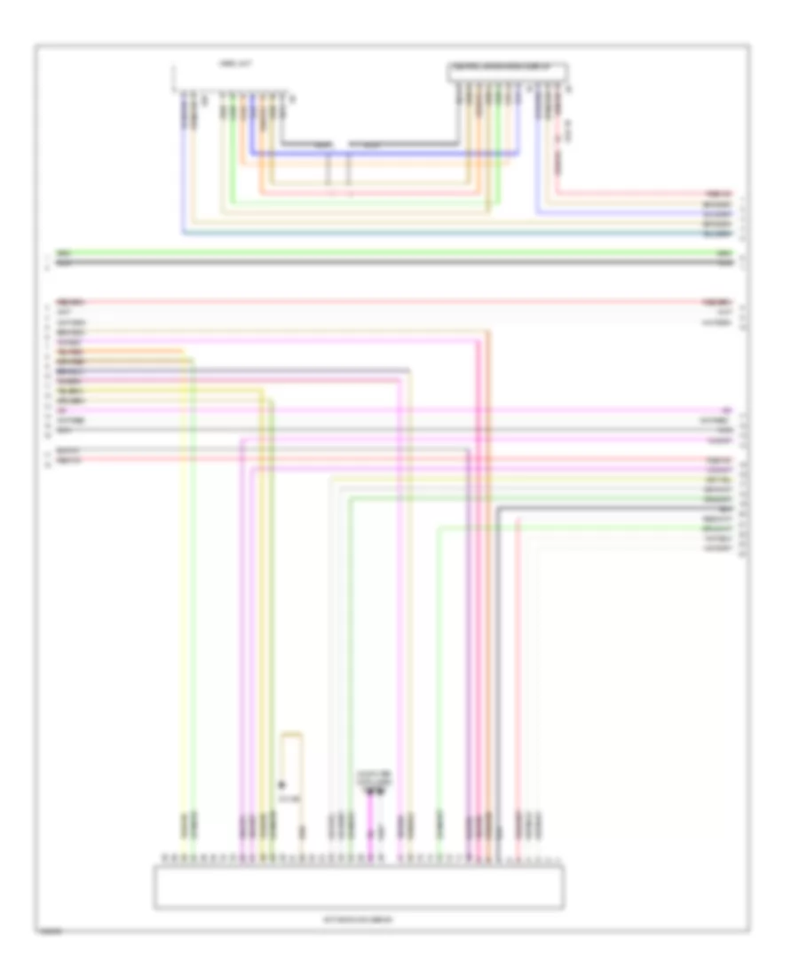 Navigation Wiring Diagram, Hatchback withHifi Radio & Active Sound Design (2 из 5) для MINI Cooper JCW Clubman 2014