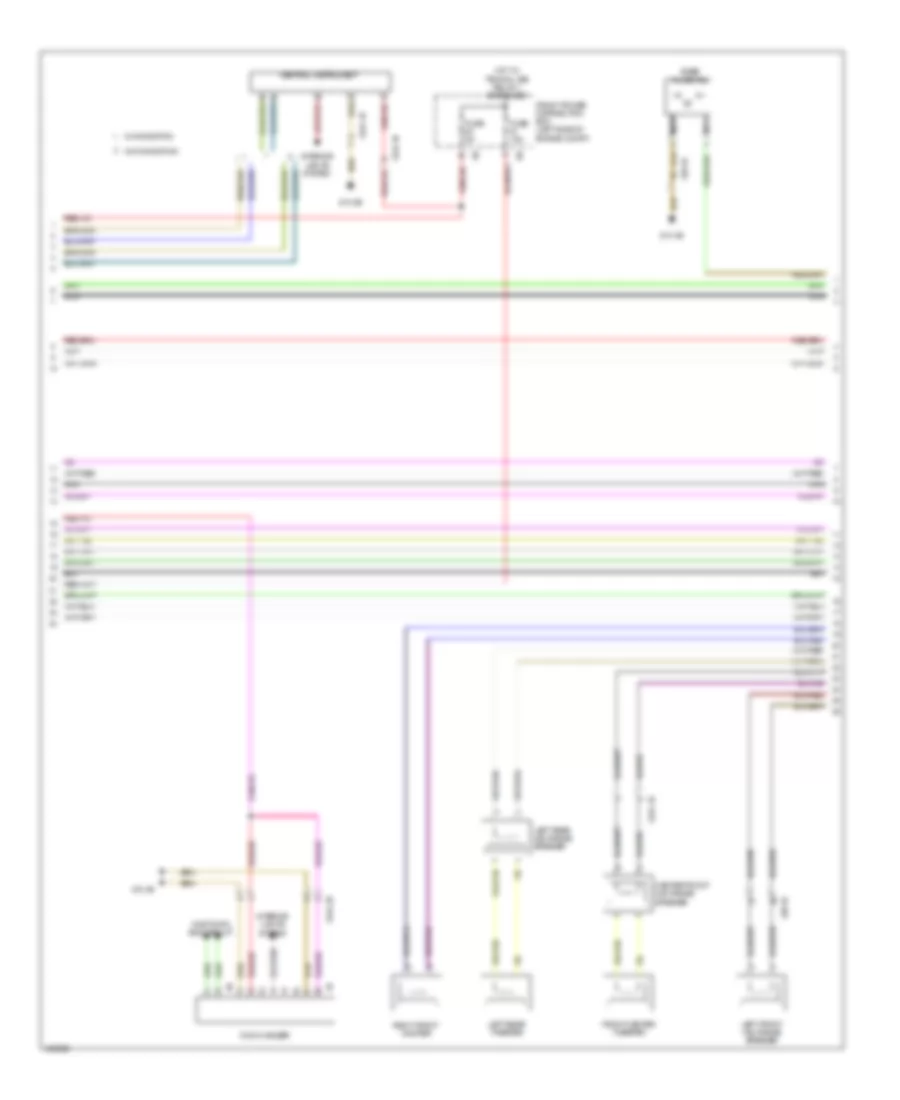 Radio Wiring Diagram, Hatchback withHifi Radio & Active Sound Design (3 из 5) для MINI Cooper JCW Clubman 2014