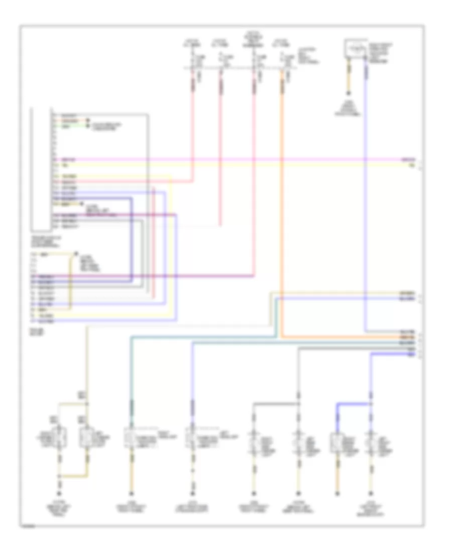 Электросхема внешнего освещения (1 из 2) для MINI Cooper Paceman S 2014