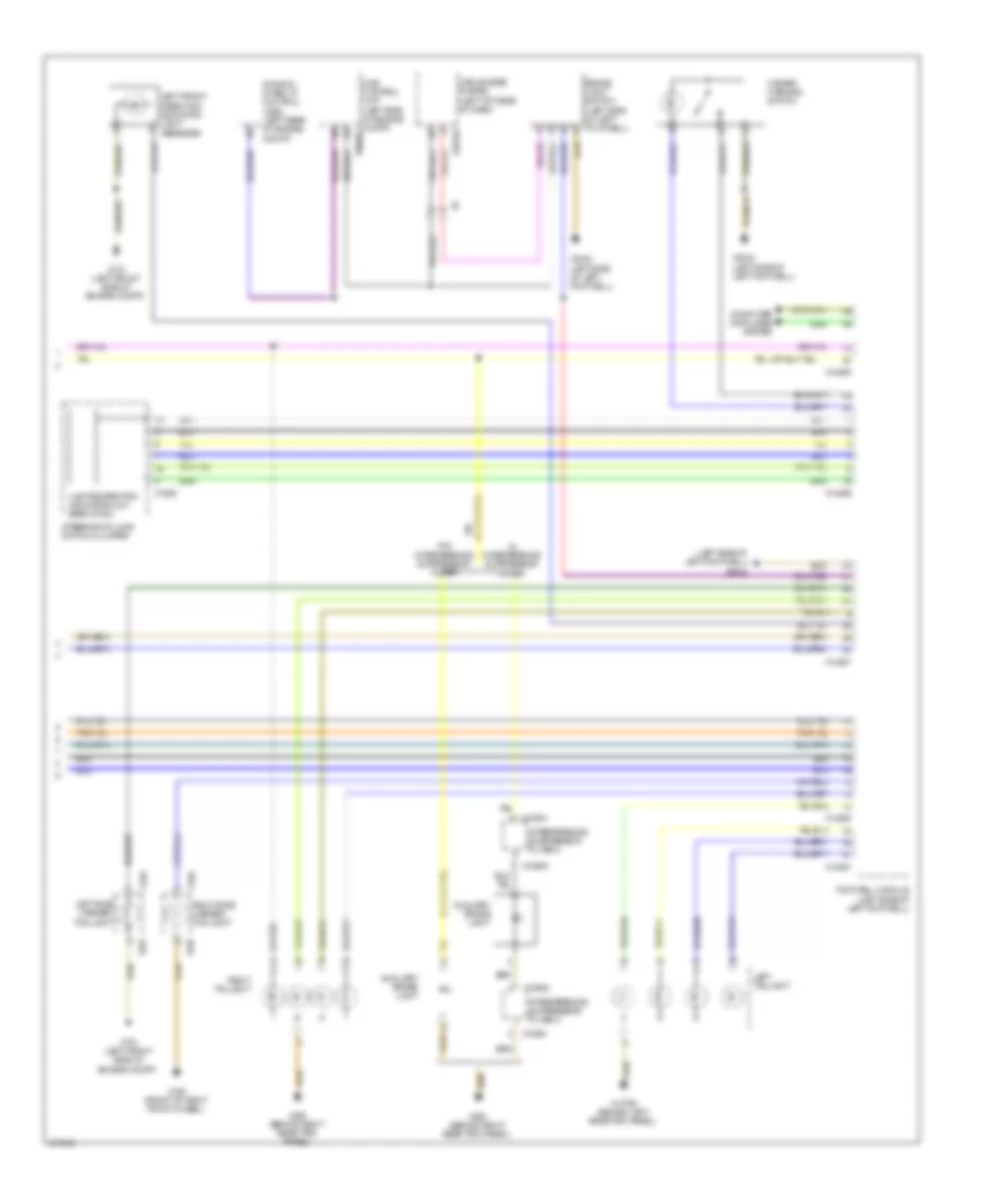 Электросхема внешнего освещения (2 из 2) для MINI Cooper Paceman S ALL4 2014
