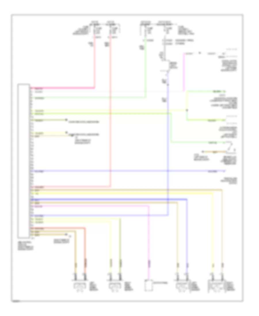 Anti-lock Brakes Wiring Diagram, withTraction Control  without Динамическое Управление Стабильностью для MINI Cooper 2006
