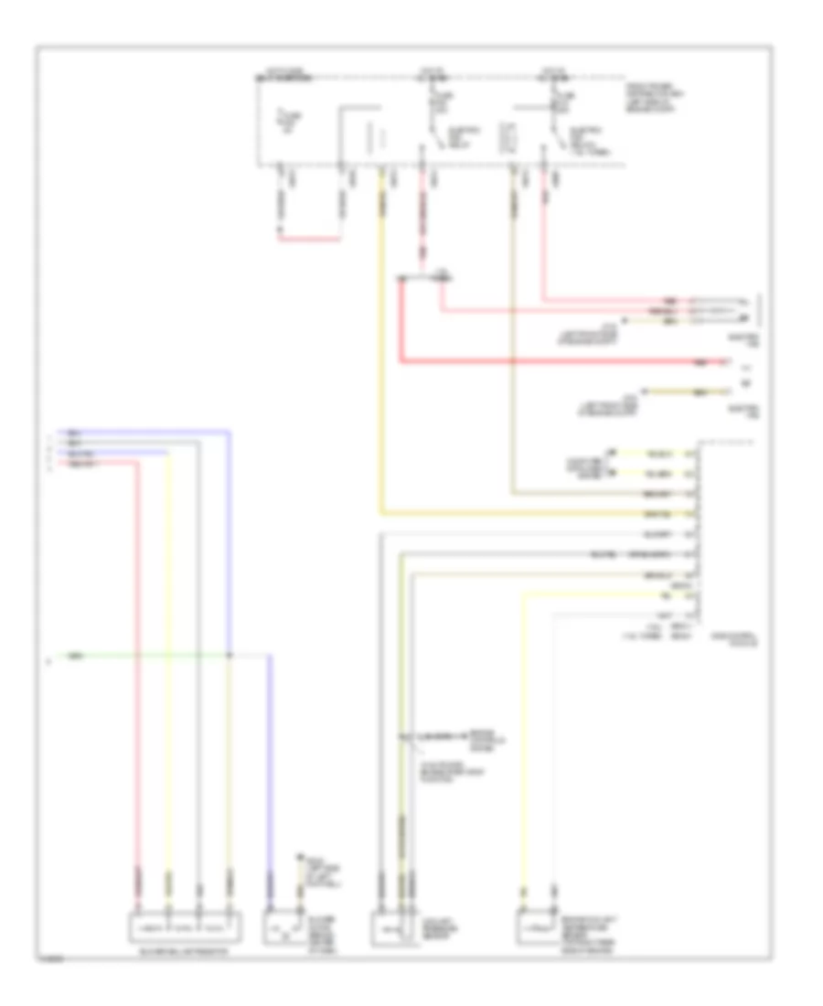 Электросхема кондиционера с ручный управлением (2 из 2) для MINI Cooper Clubman 2009
