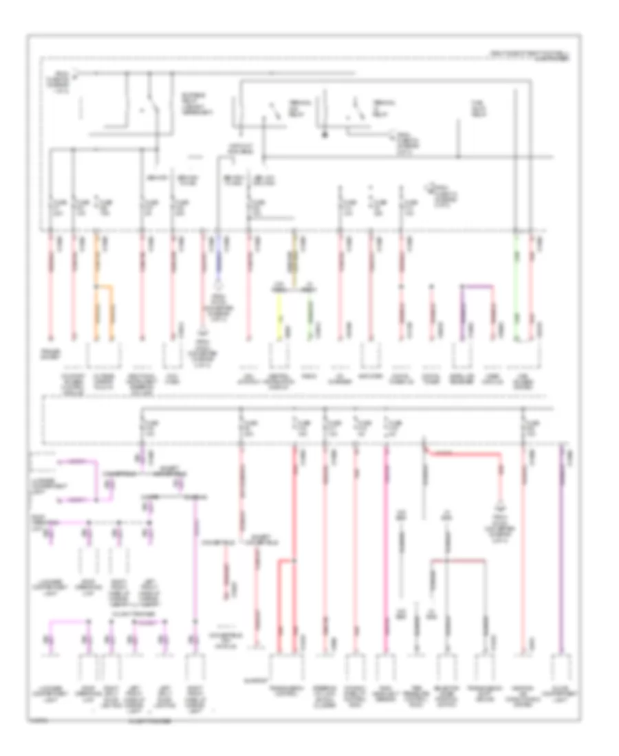 Электросхема блока предохранителей и реле (3 из 3) для MINI Cooper Clubman 2009