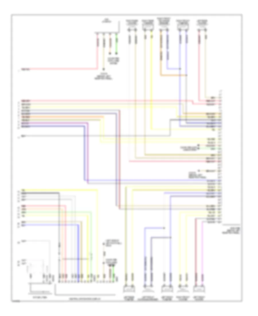 Radio Wiring Diagram, withCCC & M-ASK С Усилитель (2 из 2) для MINI Cooper Clubman 2009