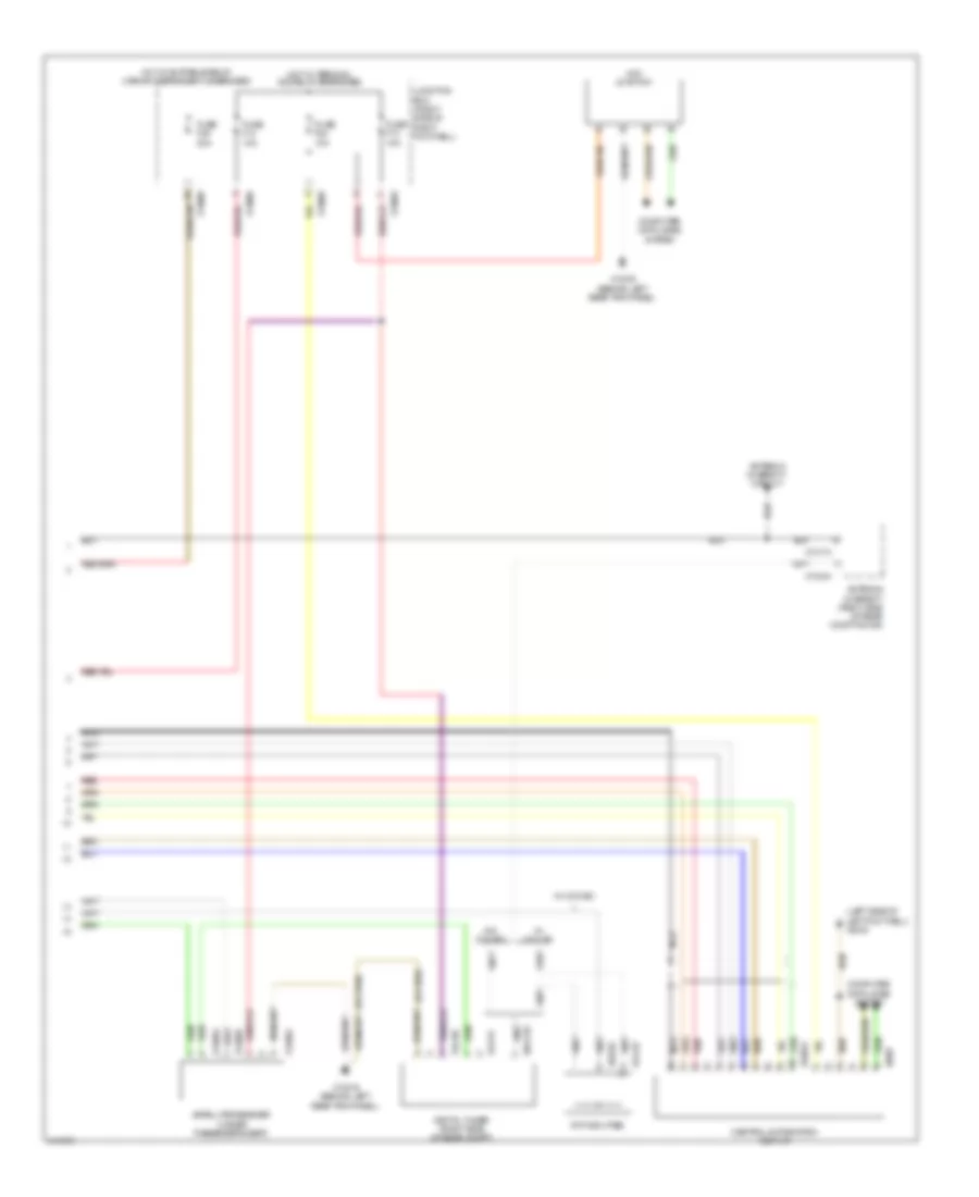 Radio Wiring Diagram, withCCC & M-ASK without Усилитель (2 из 2) для MINI Cooper Clubman 2009