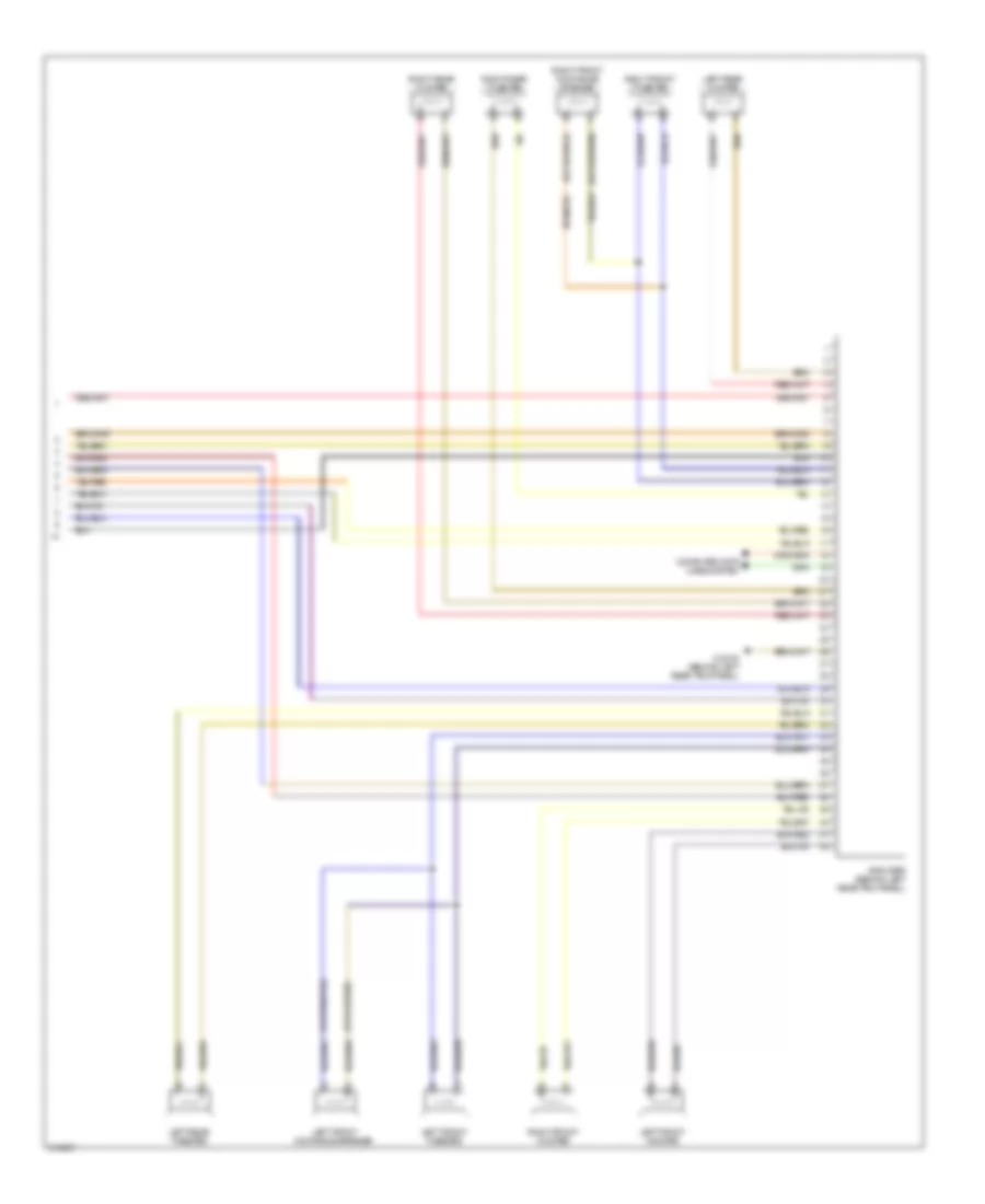 Radio Wiring Diagram, without CCC & M-ASK С Усилитель (2 из 2) для MINI Cooper Clubman 2009