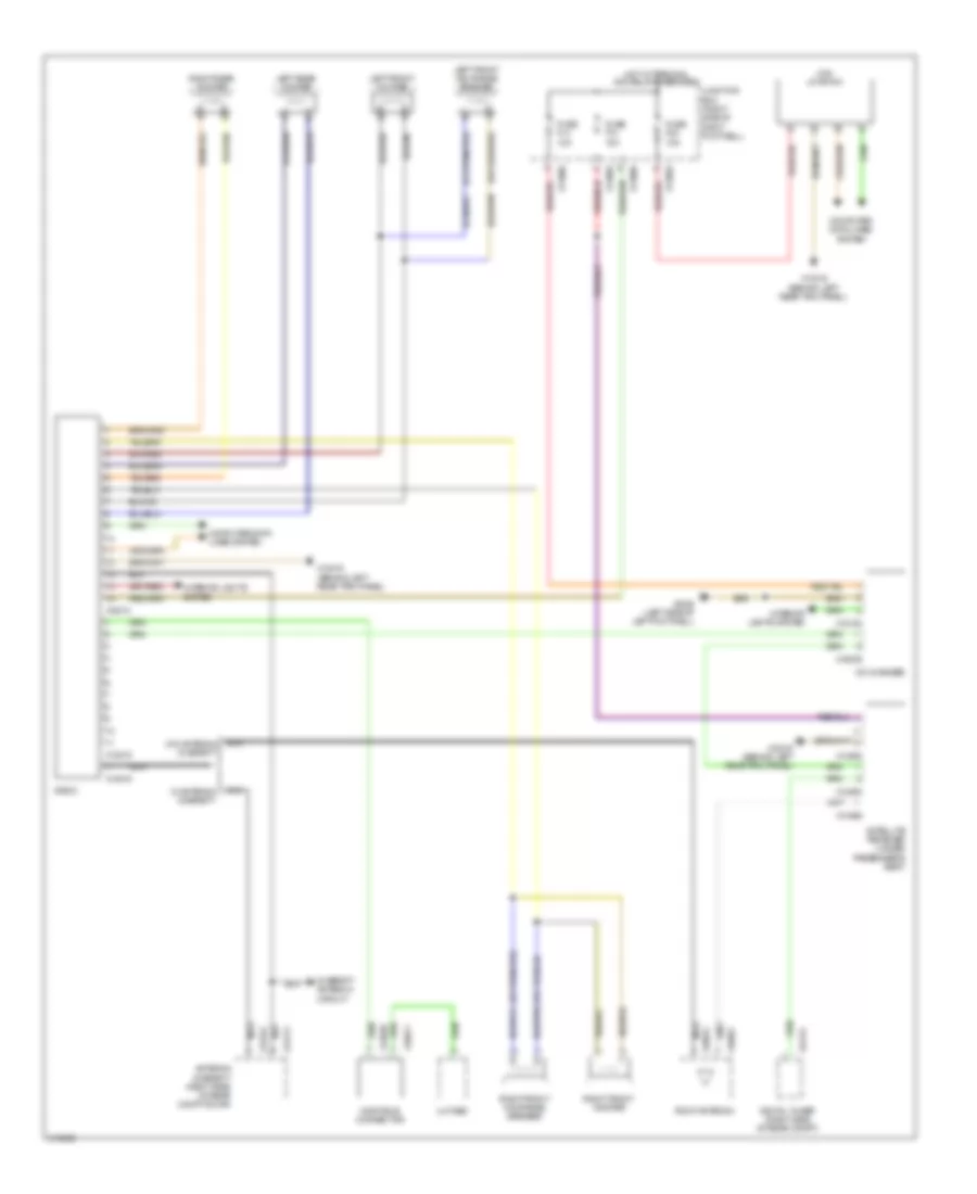 Radio Wiring Diagram, without CCC, M-ASK & Amplifier для MINI Cooper Clubman 2009