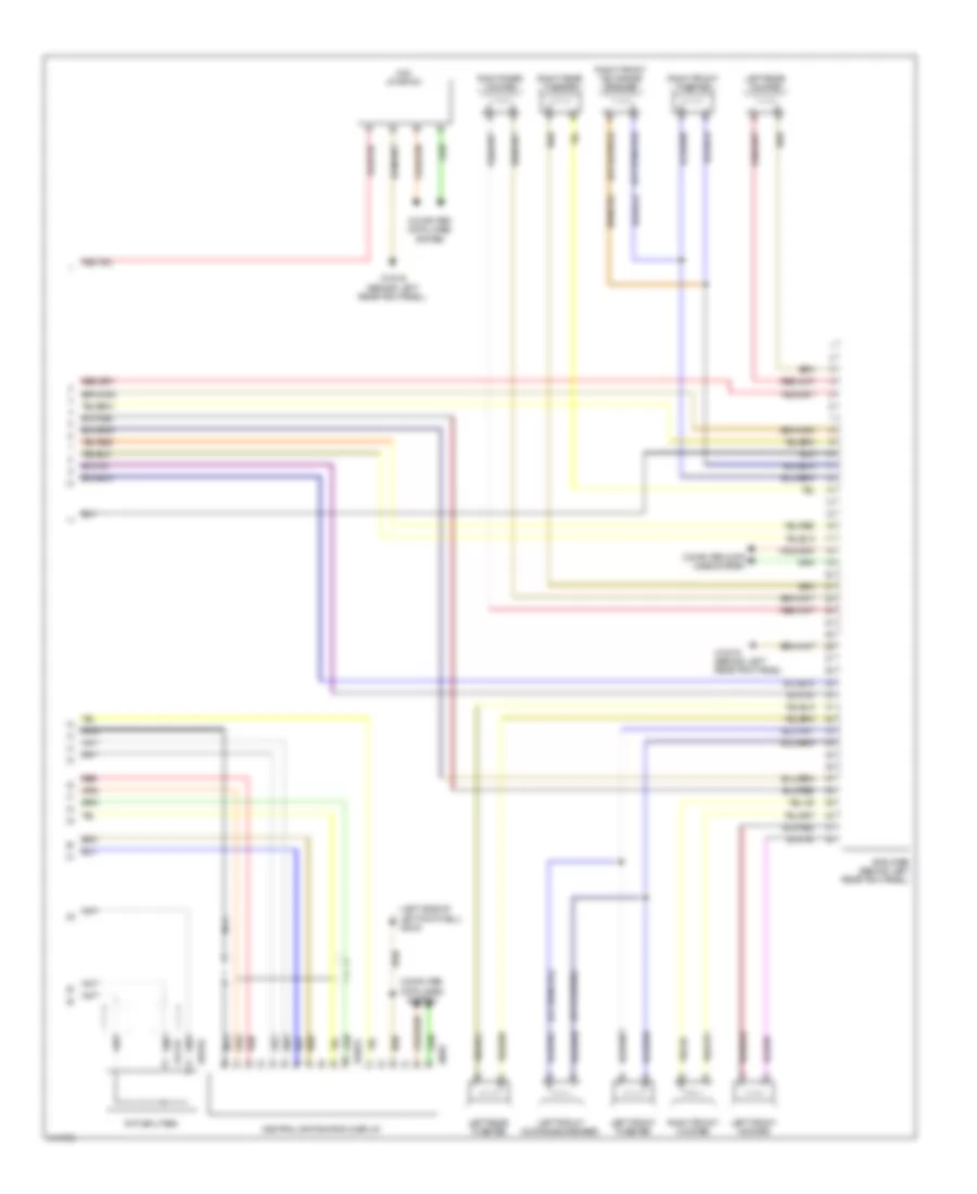 Radio Wiring Diagram, withCCC & M-ASK С Усилитель (2 из 2) для MINI Cooper S Clubman 2009