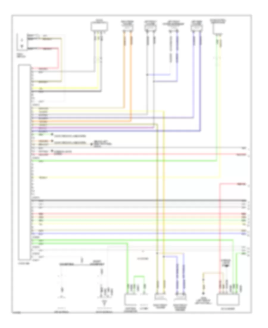 Radio Wiring Diagram, withCCC & M-ASK without Усилитель (1 из 2) для MINI Cooper S Clubman 2009
