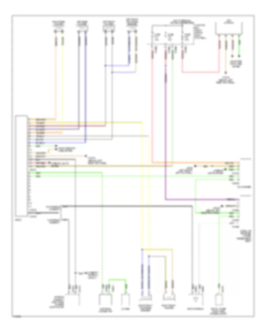 Radio Wiring Diagram, without CCC, M-ASK & Amplifier для MINI Cooper S Clubman 2009
