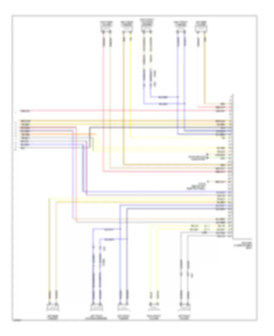 Radio Wiring Diagram, without CCC & M-ASK С Усилитель (2 из 2) для MINI Cooper Clubman 2010