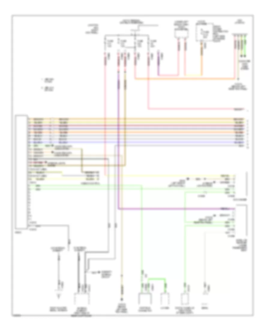 Radio Wiring Diagram, without CCC & M-ASK С Усилитель (1 из 2) для MINI Cooper S 2010
