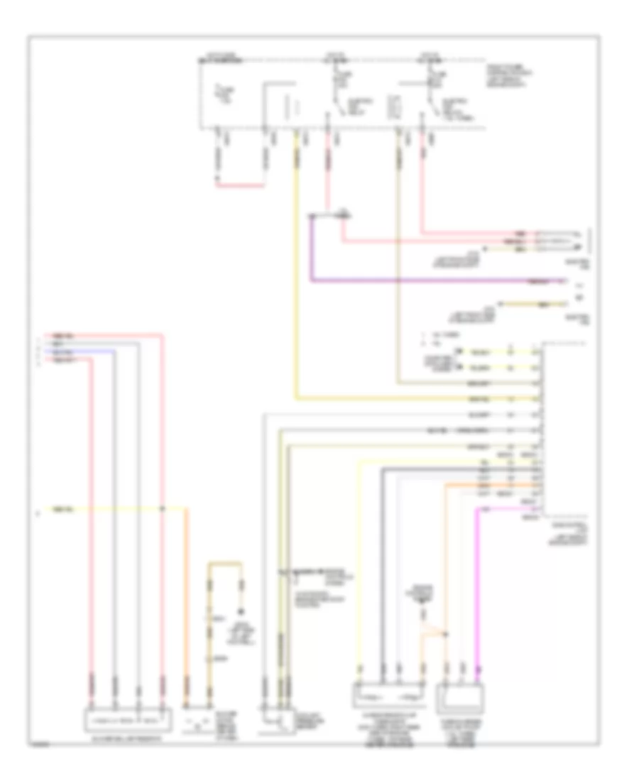 Электросхема кондиционера с ручный управлением (2 из 2) для MINI Cooper Clubman 2011