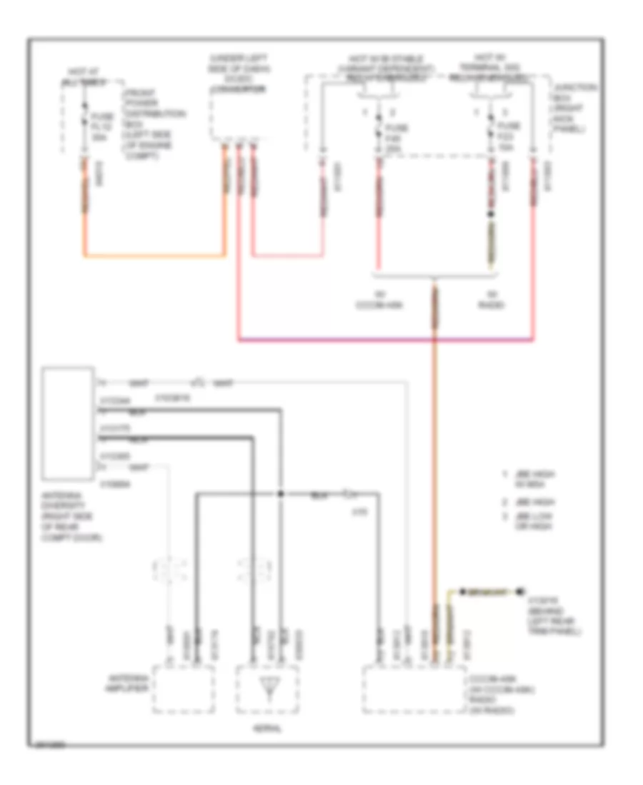 схема антенны разнообразия, Кабриолет для MINI Cooper Clubman 2011