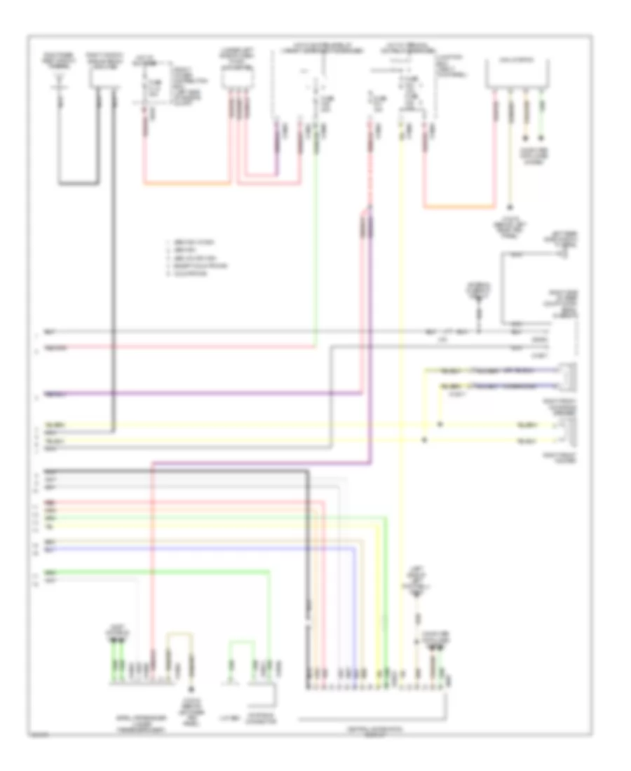 Radio Wiring Diagram, withCCC  M-ASK without Усилитель (2 из 2) для MINI Cooper S 2011