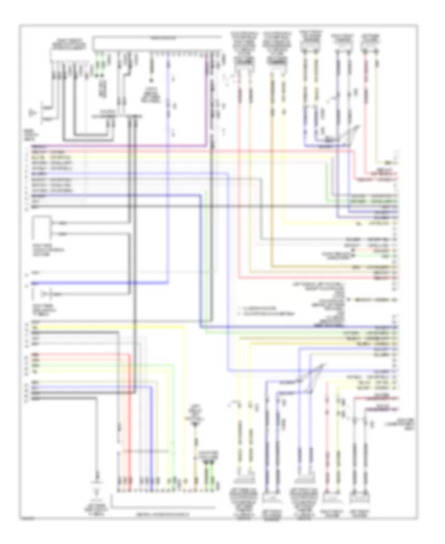 Radio Wiring Diagram, withCCC & M-ASK С Усилитель (2 из 2) для MINI Cooper Works Clubman 2011
