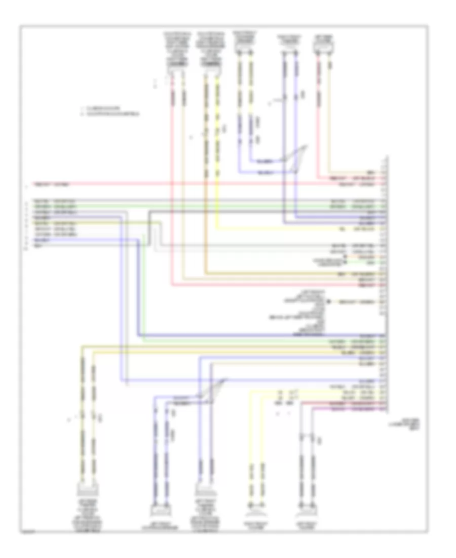 Radio Wiring Diagram, without CCC & M-ASK С Усилитель (2 из 2) для MINI Cooper Works Clubman 2011