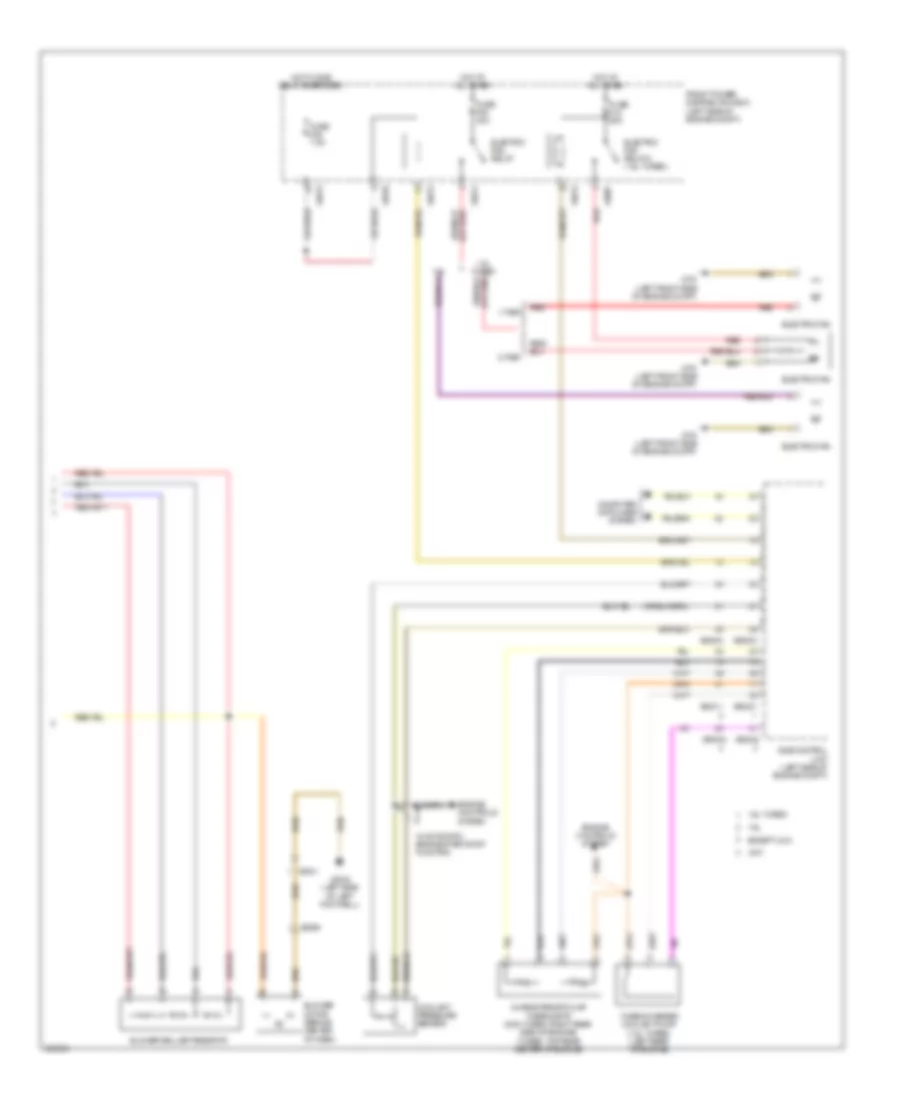 Электросхема кондиционера с ручный управлением (2 из 2) для MINI Cooper Clubman 2012