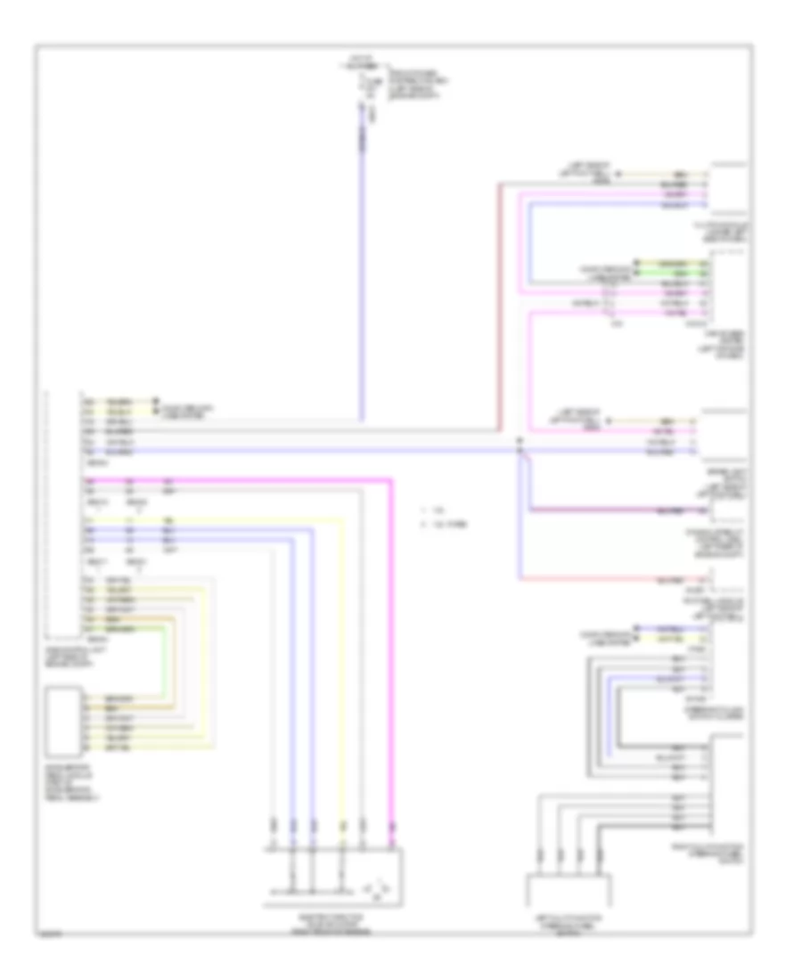 Электросхема системы круизконтроля для MINI Cooper Clubman 2012