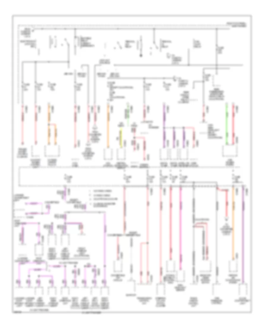 Электросхема блока предохранителей и реле (3 из 3) для MINI Cooper Clubman 2012