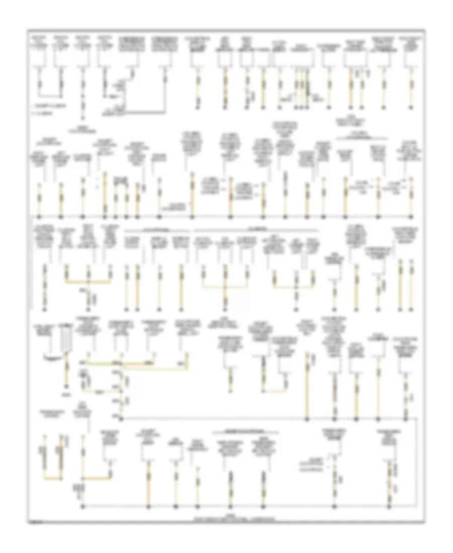 Ground Distribution Wiring Diagram 1 of 3 for MINI Cooper S Countryman 2012