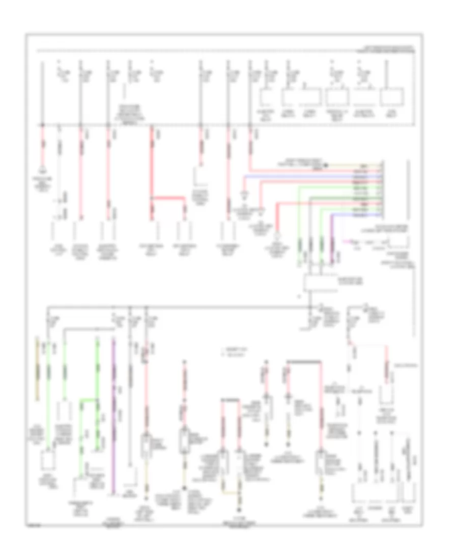 Power Distribution Wiring Diagram (2 of 3) for MINI Cooper S Countryman 2012