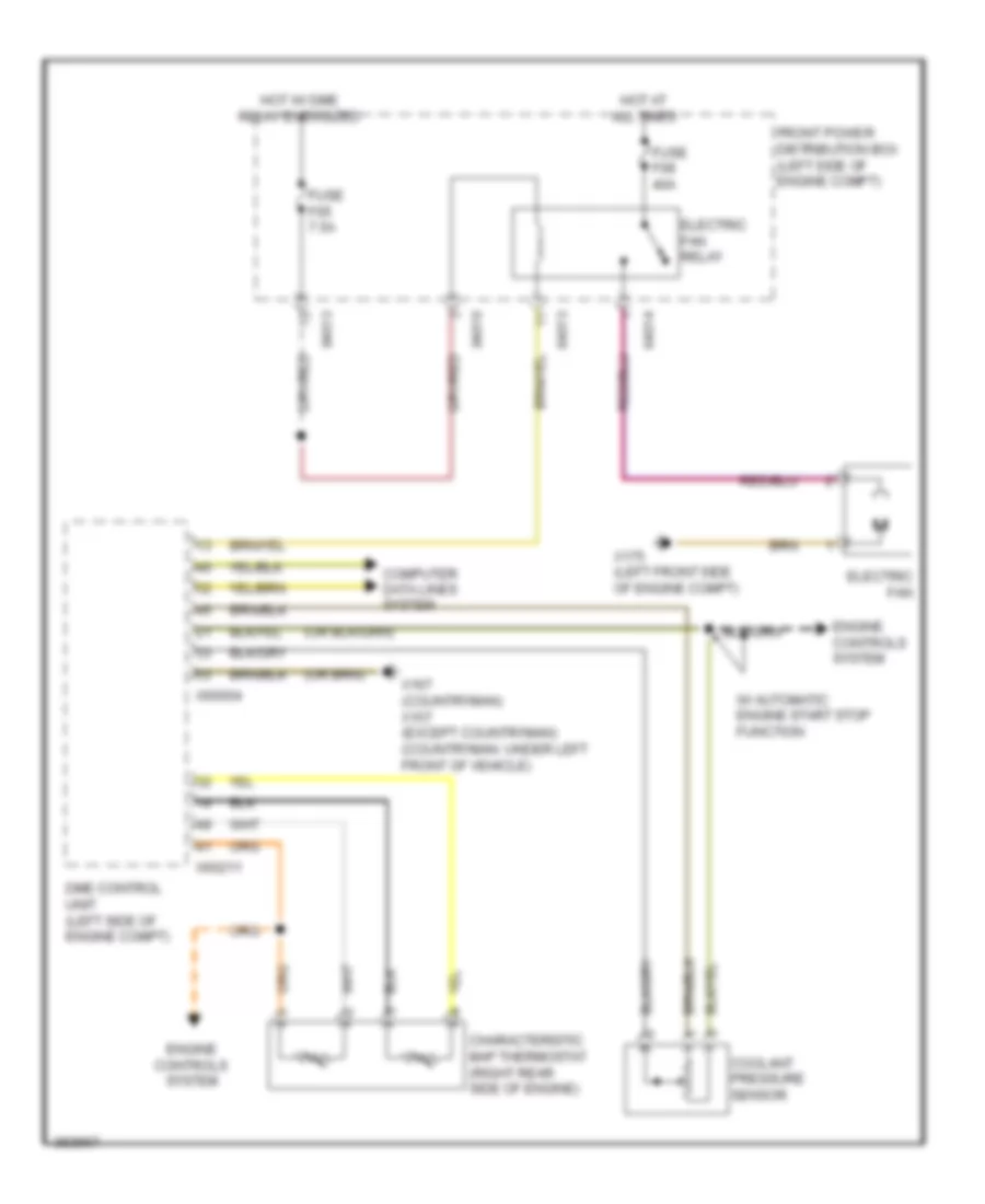 1 6L Cooling Fan Wiring Diagram for MINI Cooper S Countryman ALL4 2012