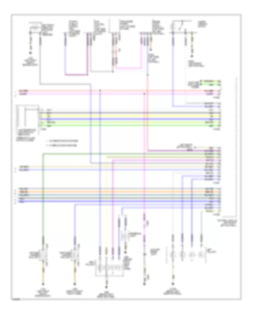 Exterior Lamps Wiring Diagram Convertible 2 of 2 for MINI Cooper S Countryman ALL4 2012