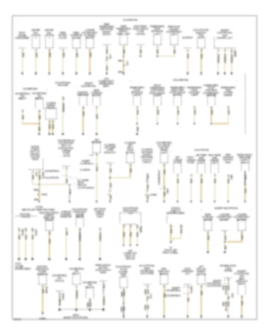 Ground Distribution Wiring Diagram 3 of 3 for MINI Cooper S Countryman ALL4 2012