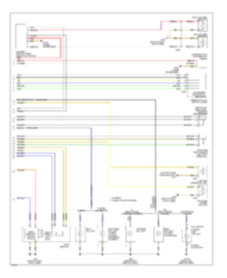 Headlights Wiring Diagram 2 of 2 for MINI Cooper S Countryman ALL4 2012