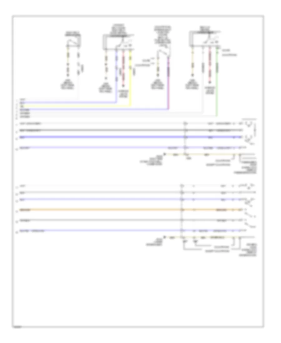 Power Door Locks Wiring Diagram Except Convertible 2 of 2 for MINI Cooper S Countryman ALL4 2012