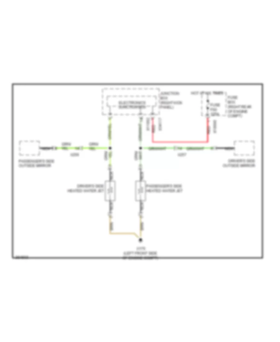 Washer Jet Heater Wiring Diagram for MINI Cooper S Countryman ALL4 2012