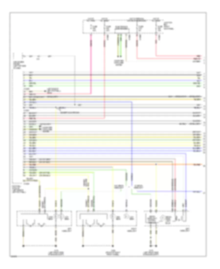 Headlights Wiring Diagram 1 of 2 for MINI Cooper Works 2012