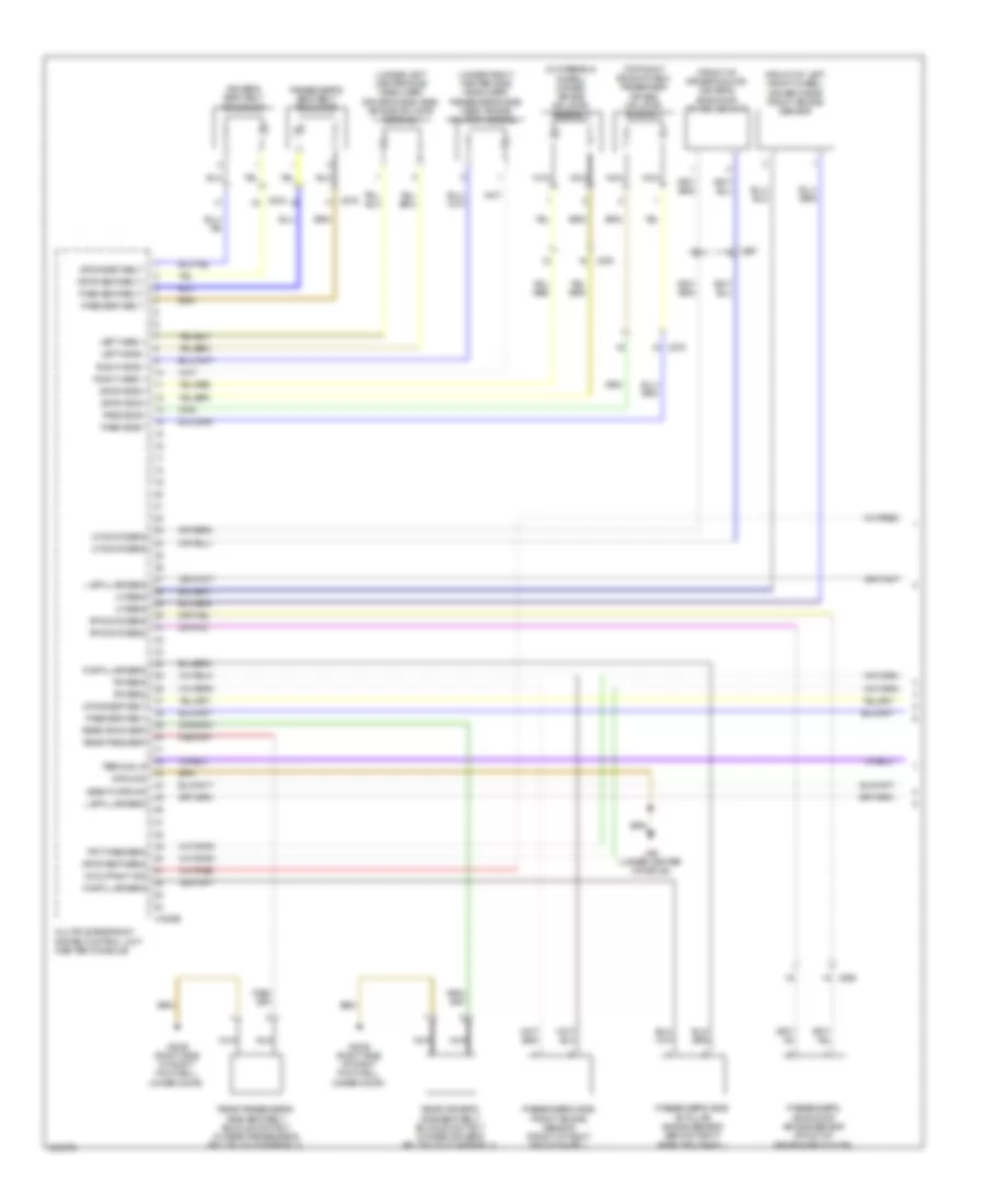 Supplemental Restraints Wiring Diagram 1 of 2 for MINI Cooper Works 2012