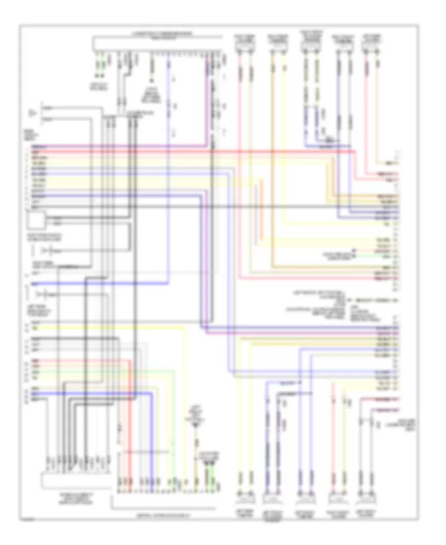 Navigation Wiring Diagram, with Amplifier (2 of 2) for MINI Cooper 2013