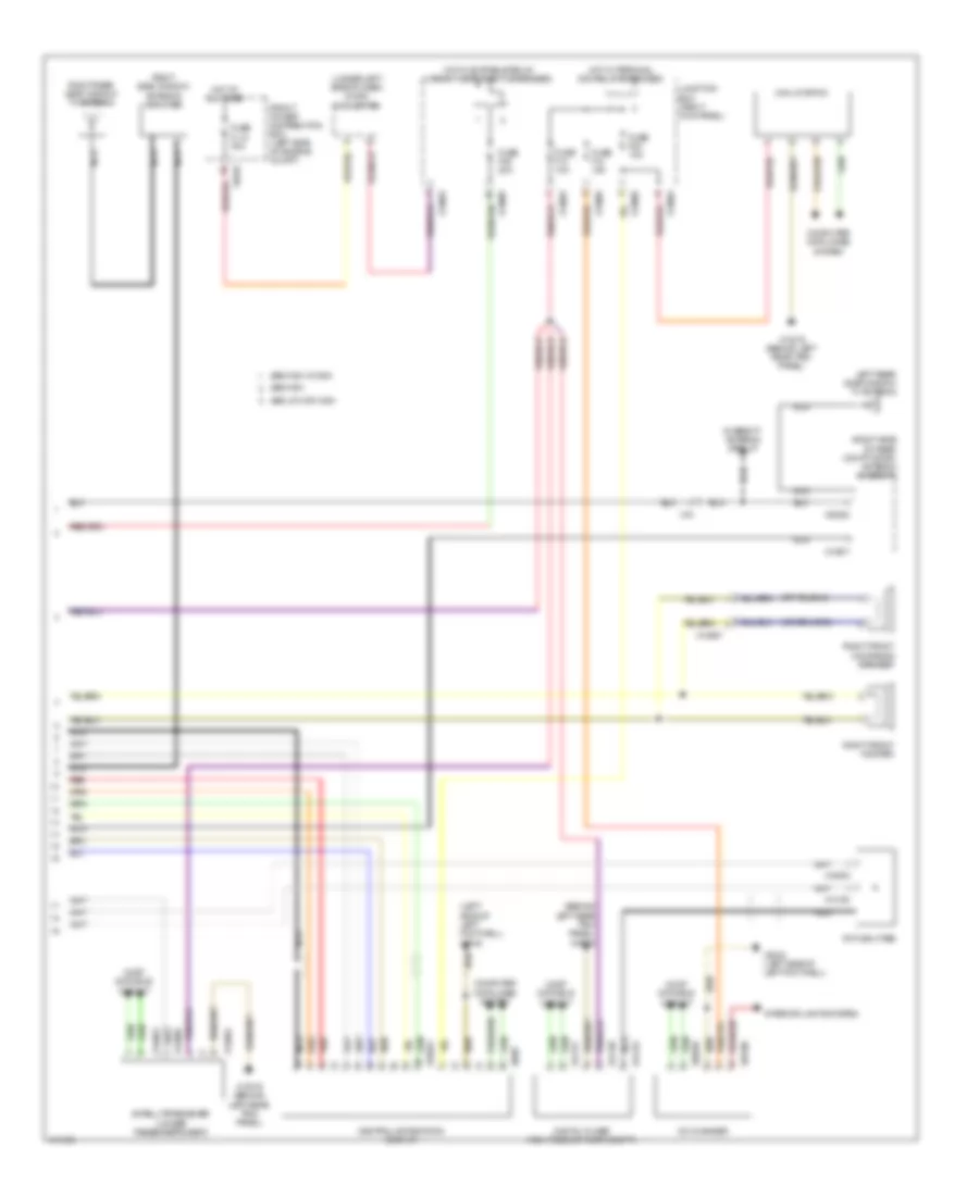 Navigation Wiring Diagram, without Amplifier (2 of 2) for MINI Cooper 2013